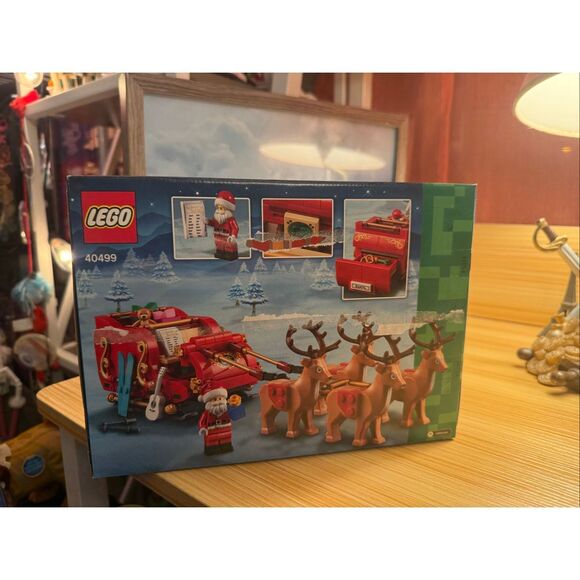 LEGO 40499 Santa’s Sleigh Christmas Set 343 Pieces with Reindeer Holiday New & S - Picture 2 of 7